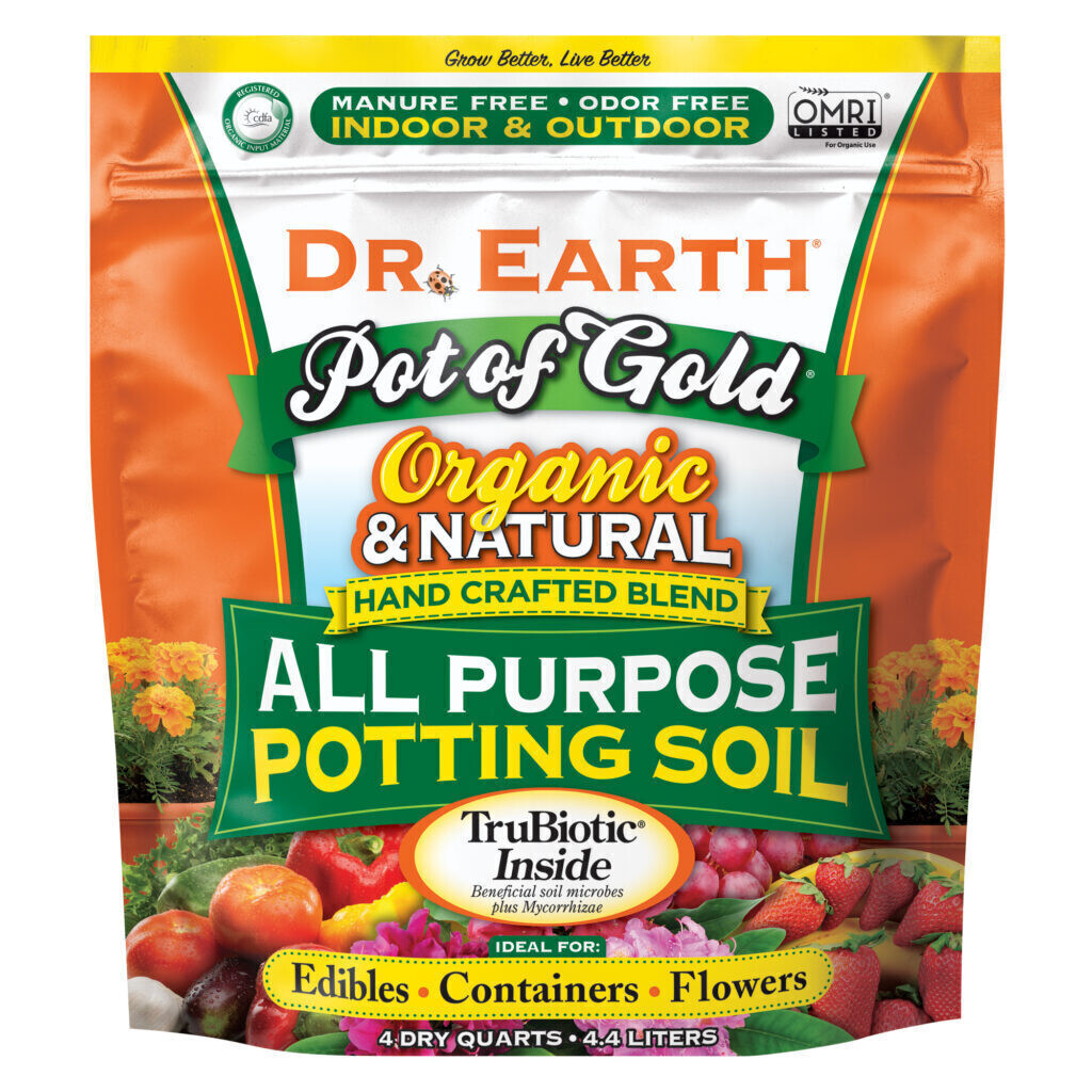 Dr. Earth Pot of Gold Potting Mix All Purpose 1.5 cubic foot 42.5 liter 1/ each