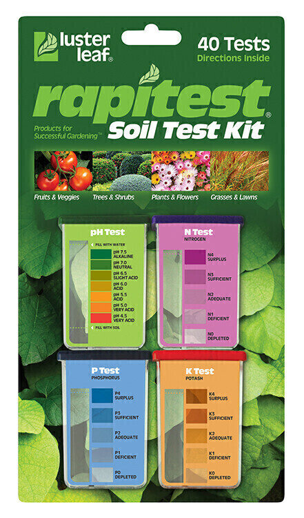 Luster Leaf Rapitest Soil Test Kit pH, NPK