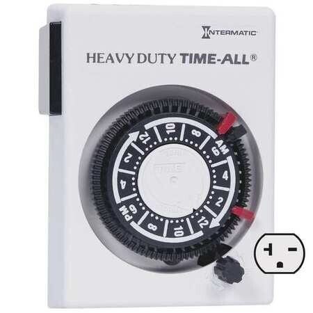 Intermatic Timer Analog Mechanical Single Outlet 240 volt