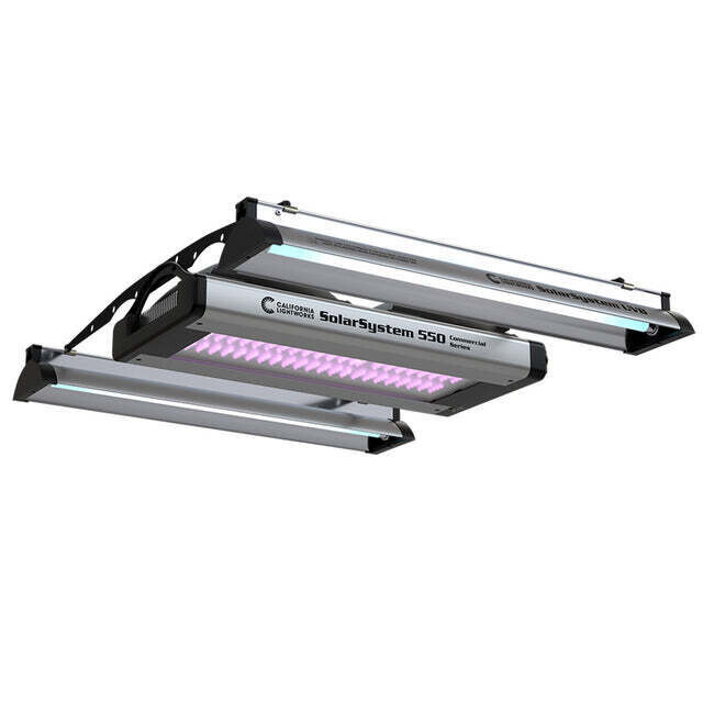 California Lightworks LED Solar System Complete Light Fixture with UV Boost, size: 400 watt 120/ 240 volt SS 550 UVB