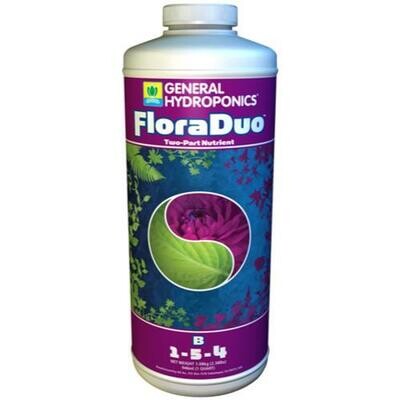 General Hydroponics FloraDuo B 1-5-4 1 pint 500 milliliter