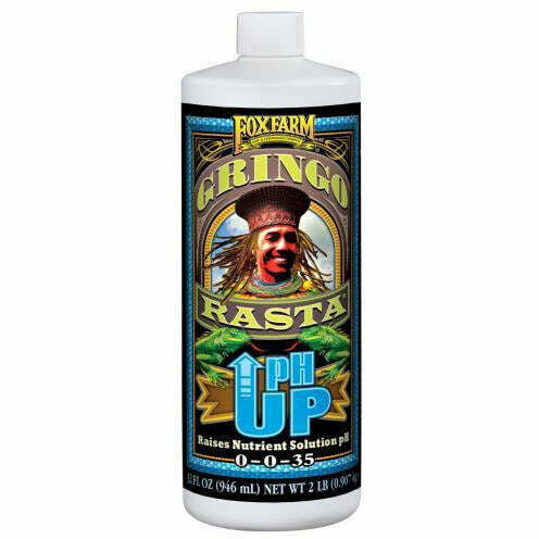 FoxFarm Gringo Rasta pH Up Buffer 1 quart 1 liter 1/ each