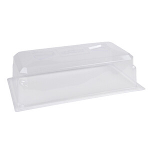 Grow1 1020 Propagation Plug Tray Dome Clear no Vents 10x20x7 inch 1/ each