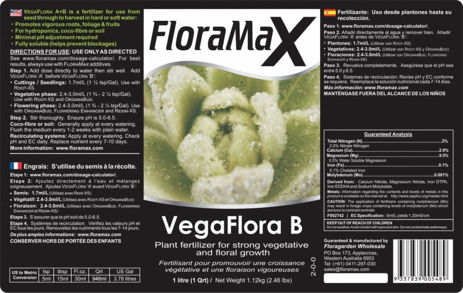 FloraMax VegaFlora B Dry