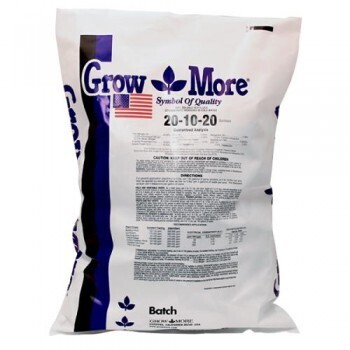 Grow More Original Fertilizer General 20-10-20 Soluble 25 pound 11 kilogram 1/ each