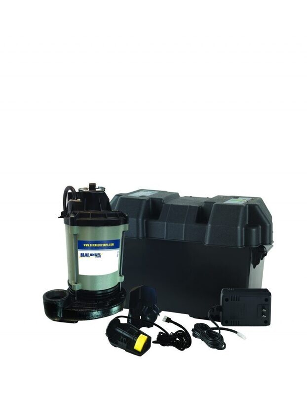 Blue Angel Pump Kit with Cast Iron Back-up Pump and Controller 48 GPM