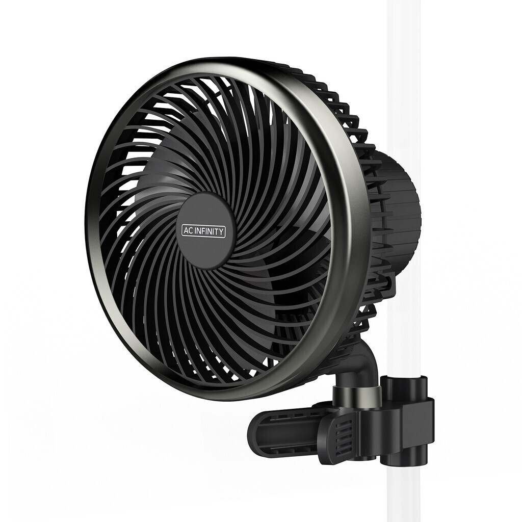 AC Infinity Cloudray Grow Tent Clip Fan with Manual Swivel, EC motor