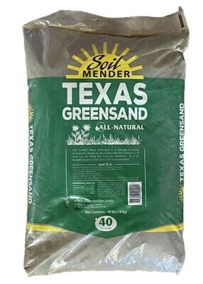 Soil Mender Texas Greensand All Natural Source of Iron, Potassium, Silicate Phosphorus 40 pound 1/ each