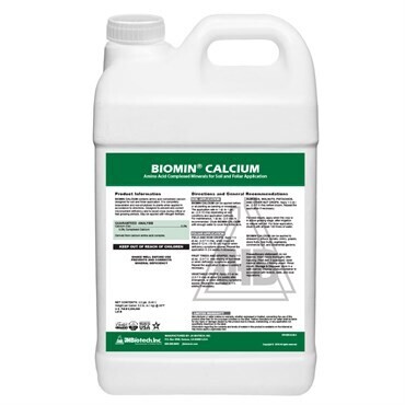 Biomin Calcium 5% Chelated Minerals with Amino Acids 10% 1-0-0 5 gallon 20 liter 1/ each