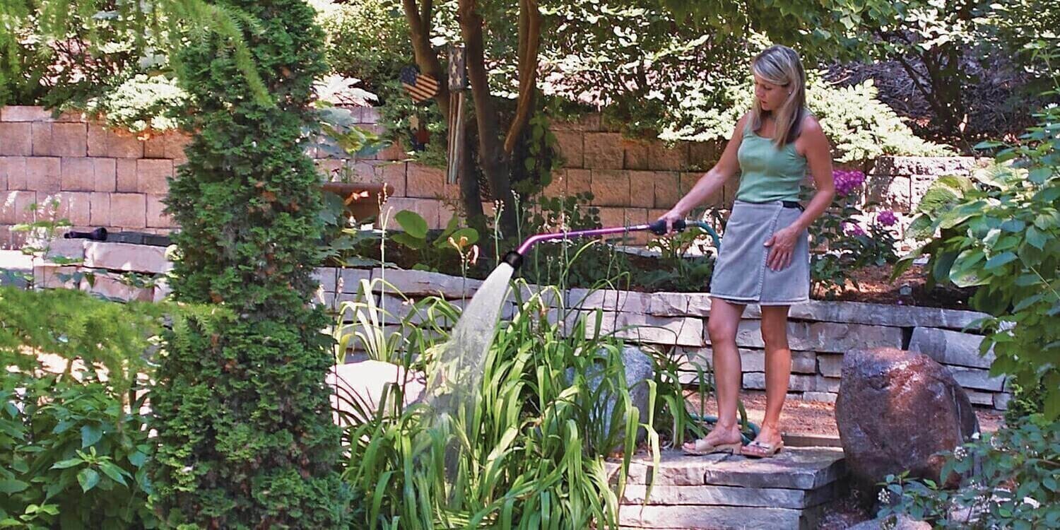 Dramm Rain Wand RainSelect Thumb Valve 9 Pattern, size: 16 inch Berry 1/ each