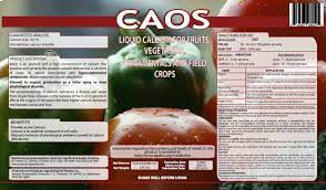 Kimitec Caos Chelated Calcium 1.3 gallon 5 liter 1/ each