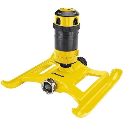 Dramm ColorStorm Gear Drive Sprinkler Sled Base, Adjustable Circle, 4 Pattern, 40 foot diameter