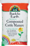 Back to Earth Coarse Composted Cattle Manure All Purpose Soil Builder Premium Organic Compost 1 cubic foot 1/ each