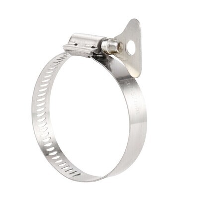 Unbranded Tubing Hose Clamp with Butterfly Screw Stainless Steel