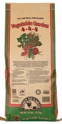 Down to Earth Dry Vegetable Garden 4-4-4