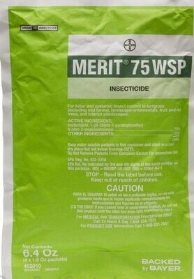 Bayer Merit 75 Insecticide Water Soluble Packet Green 1.6 ounce 1/ each