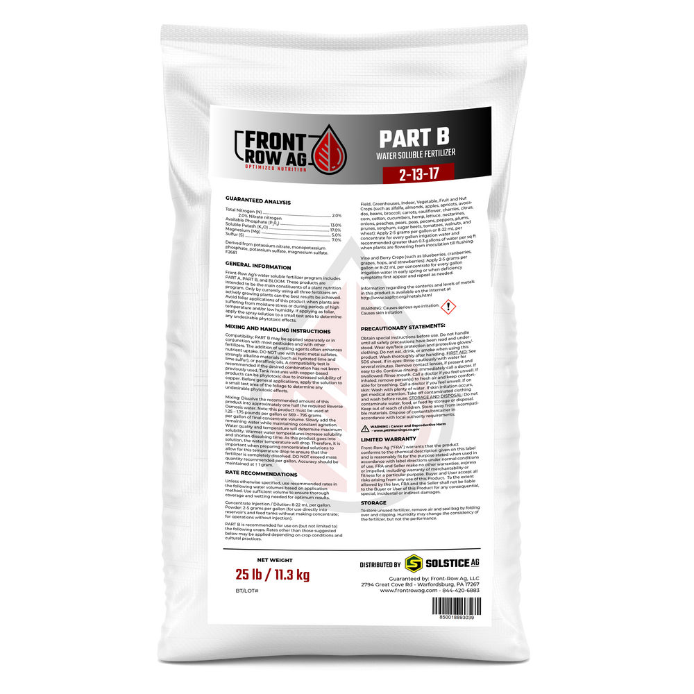 Front Row Ag Soluble Part B 3-13-17