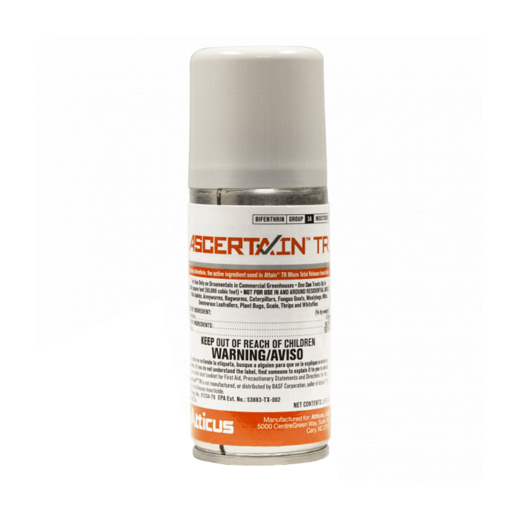 Atticus Ascertain Insecticide Total Release TR Aerosol Fogger Can 2 fluid ounce 60 milliliter 1/ each