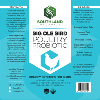 Southland Organics Big ole Bird