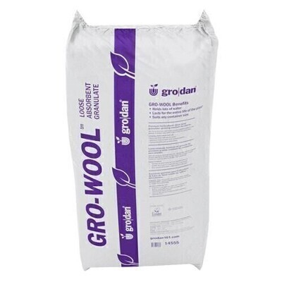 Grodan Stone Wool Rockwool Absorbent Granulate 4.4 cubic foot 125 liter 14/ skid