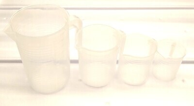 Biochem Grow Round Measuring Cup Graduated Container with Handle