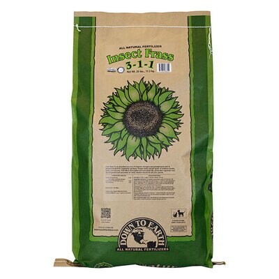 Down to Earth Dry Insect Frass 3-1-1 2 pound 909 gram 1/ each