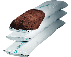 Canna Coco Coir Expandable Wrapped Slab 0.42 cubic foot 12 liter 9.2 pound 4.2 kilogram 1/ each