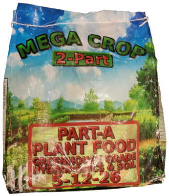 GreenLeaf Nutrients Mega Crop 2 Part Nutrients Part A 5-12-26 25 pound 11 kilogram 1/ each