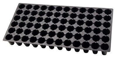 Hydrofarm 1020 Propagation Plug Tray Insert Heavy Duty Black Germination Sheet 72 Round Cell 72 site Round Cells 1/ each