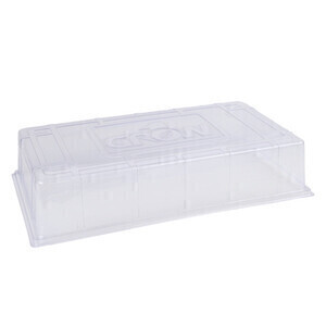 Grow1 1020 Propagation Plug Tray Dome Clear no Vents