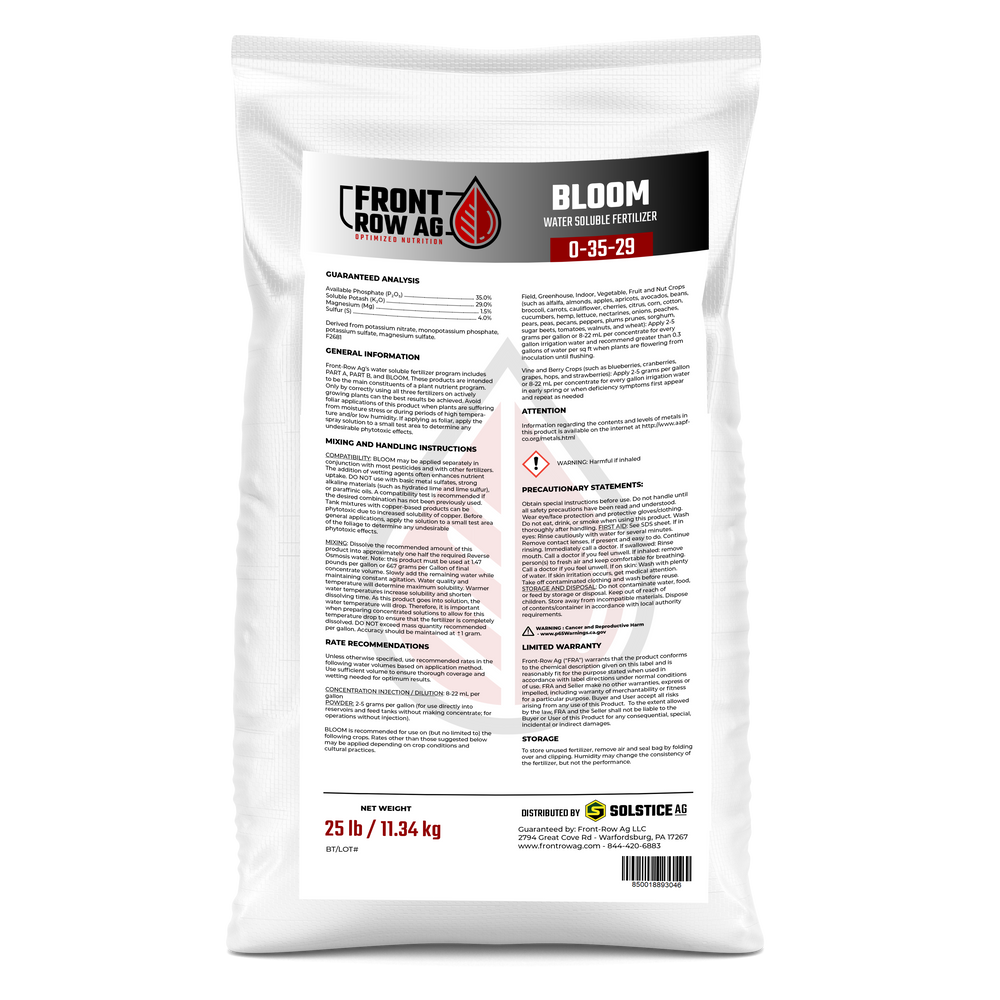 Front Row Ag Soluble Bloom 0-35-29