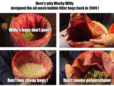 Wacky Willy's Extraction Bags All Mesh