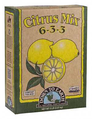 Down to Earth Dry Citrus Mix 6-3-3