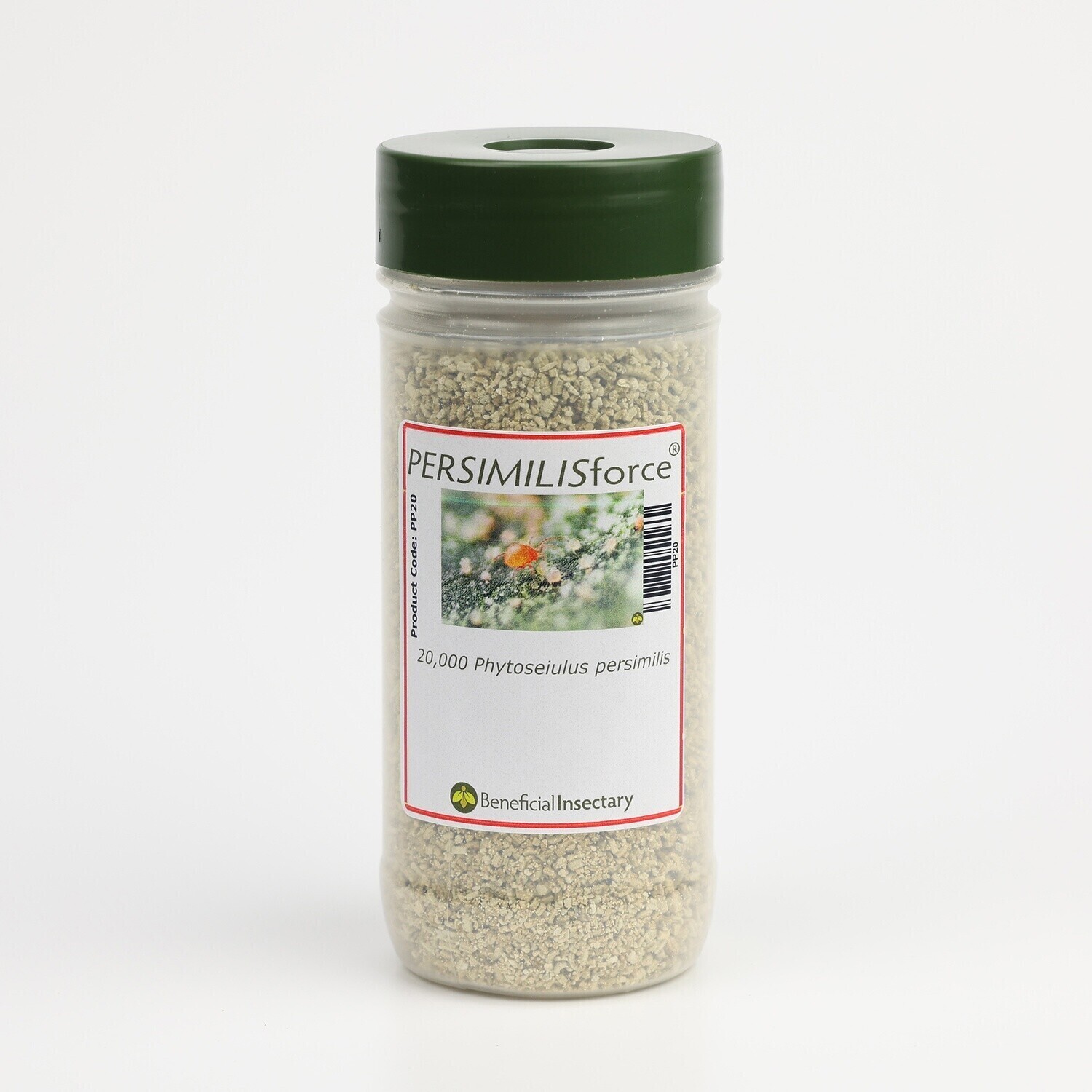 Beneficial Insectary PERSIMILIS force Predatory Mite Spider Mite Control Phytoseiulus persimilis, size: 1 liter Bottle with Fine Shavings 10,000/ pack