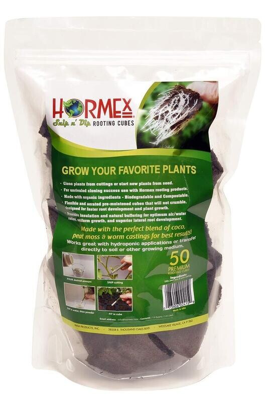 Hormex Snip-N-Dip Rooting Cubes 50 plugs/ pack