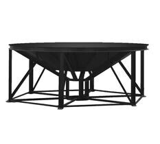 Chemtainer Cylindrical Cone Bottom Tank Steel Stand Only with Corrosion Resistant Coating no Agitator/ Mixer