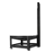 Chemtainer Cylindrical Cone Bottom Tank Steel Stand Only with Corrosion Resistant Coating with Mounted Agitator/ Mixer