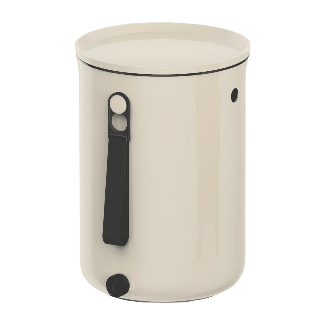 TeraGanix Complete Composter Organko with EM Bokashi 1 pound 2.5 gallon 13.4x9.6x9.6 inch 34x24.5x24.5 centimeter 1/ each
