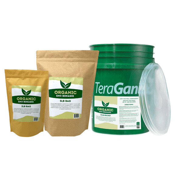 TeraGanix EM Bokashi with Microorganisms &amp; Malibu Compost