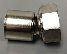 Dramm ColorStorm Hose Mender Ferrule Fitting Nickel Plated Brass