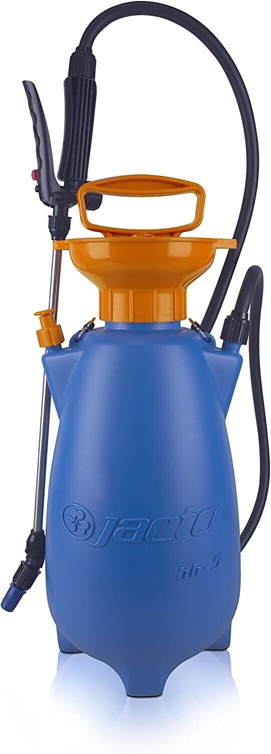 Jacto Pressurized Sprayer Backpack, size: 1.3 gallon HH5 Blue/Orange