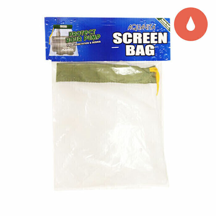 AquaVita Water Pump Screen Protector Filter Bag, size: 7x8.5 inch Buddy Bag for Small Pumps