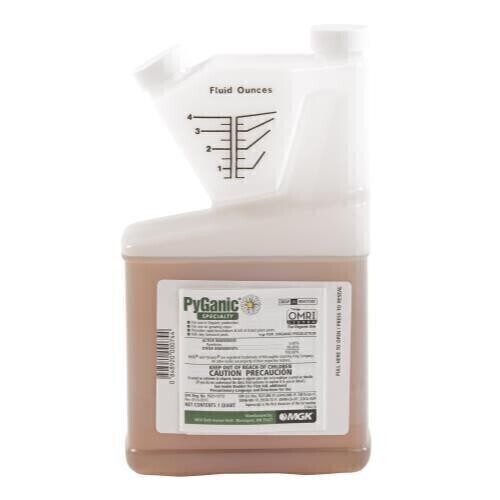 MGK Pyganic Specialty 5.0 Concentrate Broad Spectrum Insecticide Organic Multipurpose 5% Pyrethrins from Chrysanthemum Flower Refined Extract, size: 1 quart 1 liter 1/ each