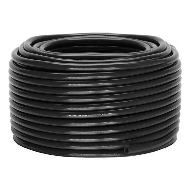 Grow1 Tubing Hose Line Tube Vinyl Food Grade, size: 3/16 inch ID 1/4 inch OD Black 1 foot