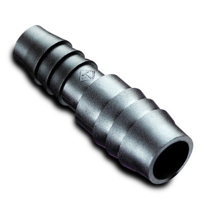 Hydro Flow Tubing Barbed Connector Fitting Reducer Straight, size: 1/2 to 3/8 inch 1/ each