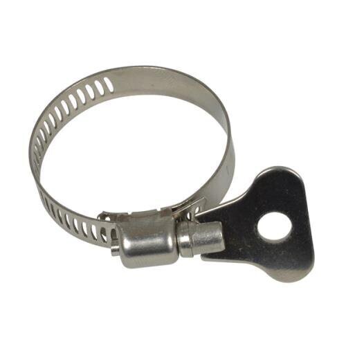 Hydro Flow Tubing Hose Clamp with Butterfly Screw, size: 1/2 inch