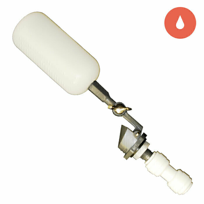 Grow1 Leak Proof Connector Fitting Quick Connect QC Float Valve, size: 1/4 inch