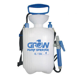 Grow1 Sprayer Bottle with Wand Pressurized Pump, size: 1 gallon 4 liter 128 fluid ounce