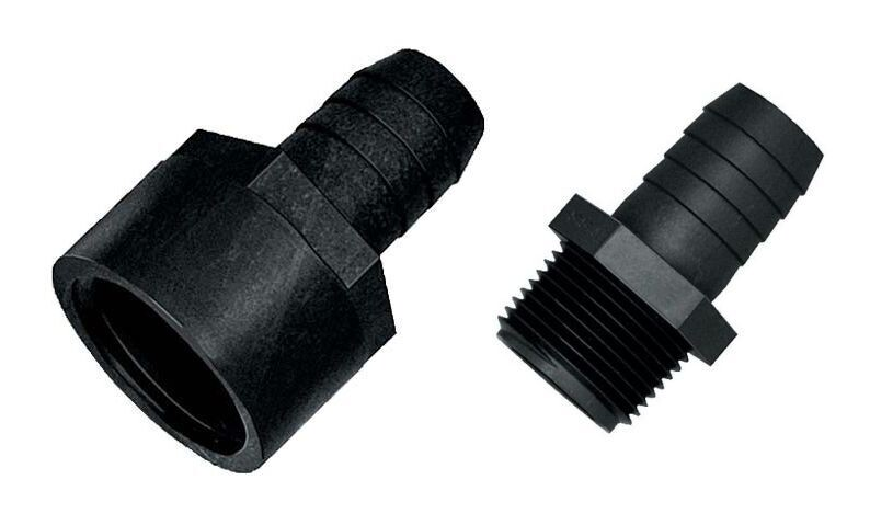 Unbranded Hose Fitting Adapter Threaded to Barbed Tubing Straight Coupling
