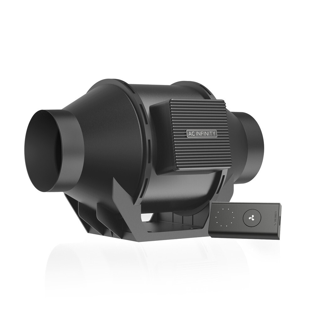 AC Infinity Cloudline Lite Quiet Inline Fan with Speed Controller, size: 4 inch A4